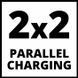Пристрій зарядний Einhell PXC 2x2 Power X-Quattrocharger 4A (4512102) 4512102 фото 8