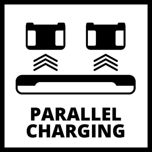 Акумулятори + зарядний пристрій на два акумулятори Einhell 18V 2x4.0Ah Twincharger Kit (4512112) 4512112 фото