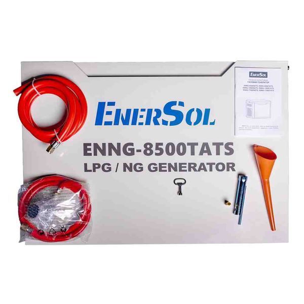 Газовий генератор EnerSol ENNG-8500TATS 8 кВт, електростарт, 3 фази ENNG-8500TATS фото