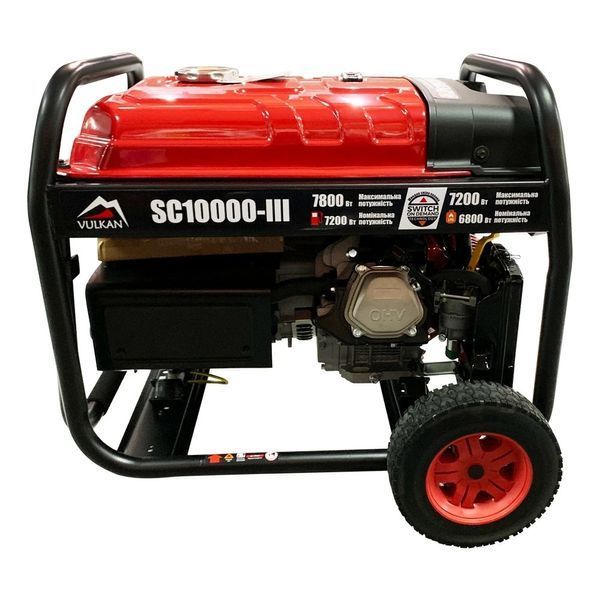 Генератор газобензиновый 7.2 кВт Vulkan SC10000-III (SC10000-III) 34429 фото