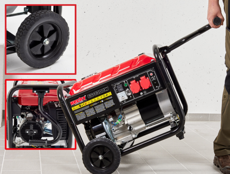 Бензиновий генератор Hecht GG3300W (HECHTGG3300W) 2,6 кВт, ручний запуск, 1 фаза HECHTGG3300W фото