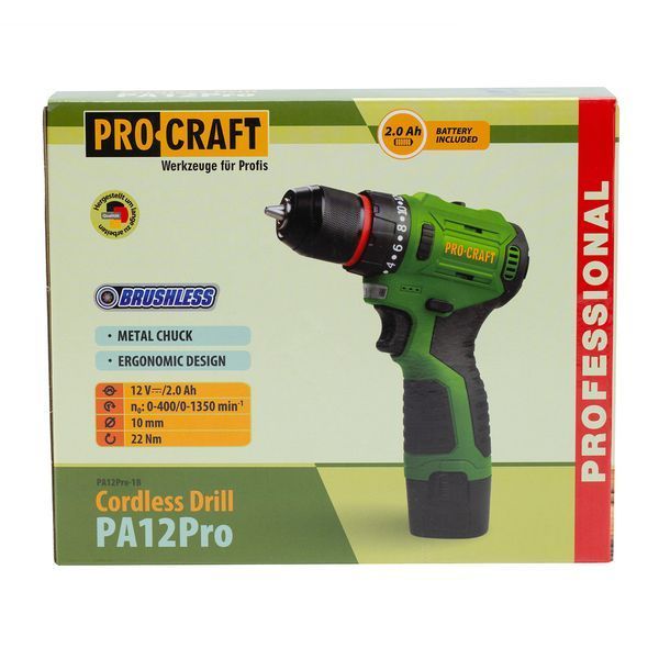 Аккумуляторный шуруповерт PROCRAFT PA-12PRO 000129 фото