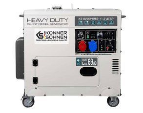 Дизельний генератор Konner&Sohnen KS 8200HDES-1/3 ATSR - 5.5 / 6.5 кВт KS 8200HDES-1/3 ATSR фото