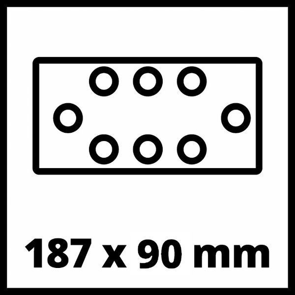 Вибрационная шлифмашина аккумуляторная Einhell TC-OS 18/187 Li - Solo (4460725) 4460725 фото