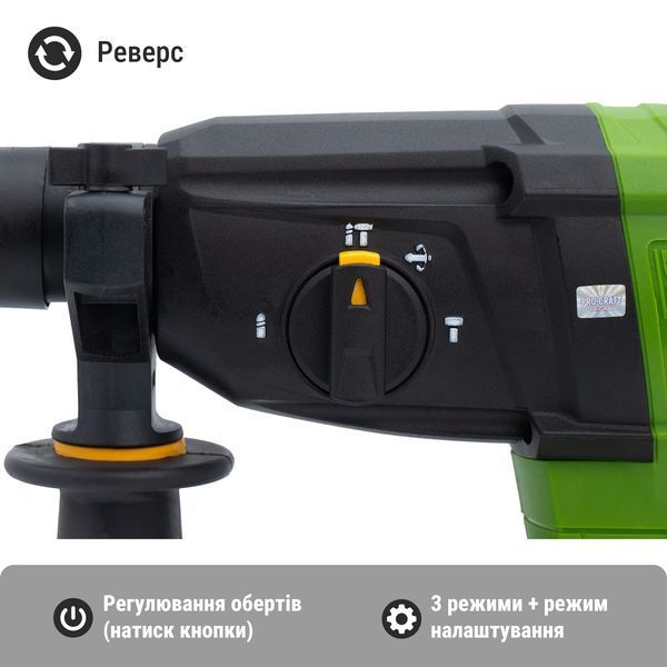 Акумуляторний перфоратор Procraft PHA40 Кейс (без АКБ та ЗП) 030041 фото