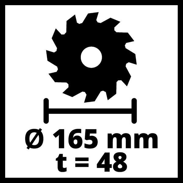 Пила циркулярна заглибна Einhell TE-PS 165 (4331300) 4331300 фото
