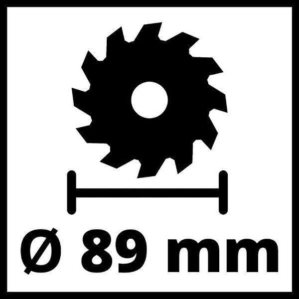 Мини-пила циркулярная аккумуляторная Einhell TE-CS 18/89 Li - Solo (4331100) 4331100 фото