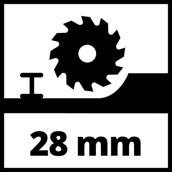 Мини-пила циркулярная аккумуляторная Einhell TE-CS 18/89 Li - Solo (4331100) 4331100 фото