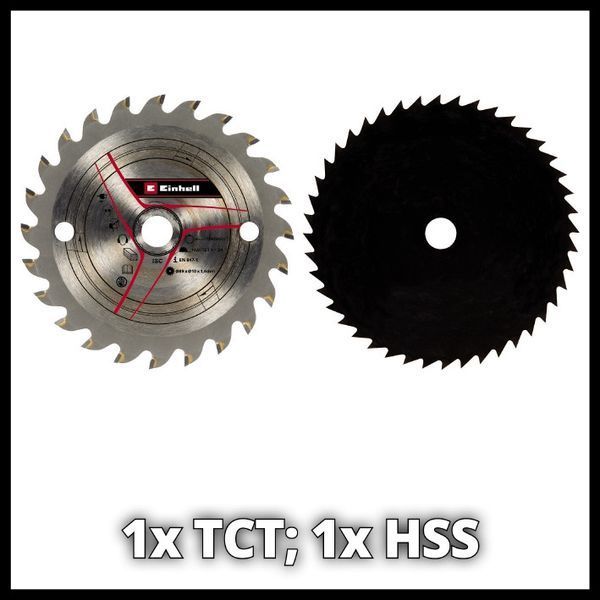 Мини-пила циркулярная аккумуляторная Einhell TE-CS 18/89 Li - Solo (4331100) 4331100 фото