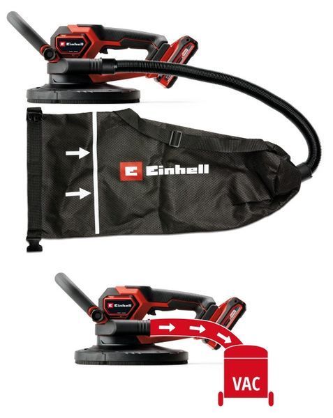 Шлифмашина для стен аккумуляторная Einhell Professional TP-DWS 18/225 Li BL - Solo (4259995) 4259995 фото